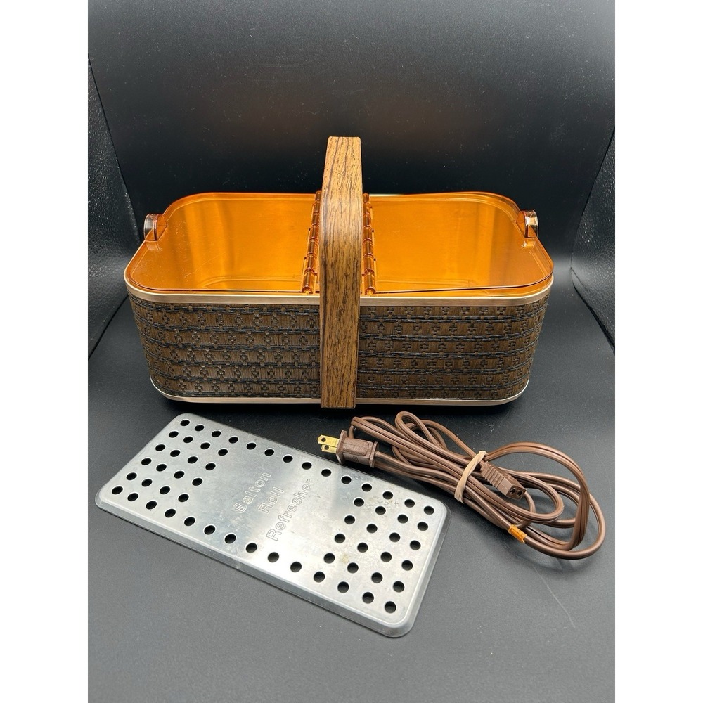 VTG Salton Hot Basket Model BH-5 Electric Roll Warmer - Tested & Works